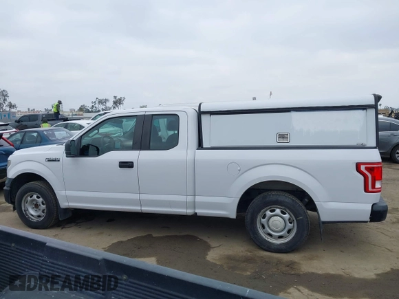 2017 Ford F-150 XL with VIN 1FTEX1C87HKE24171, listed as a IAAI auction lot 41905580 with 54,780 mi miles. Bid and sale history available at carsss.com. Image 14.