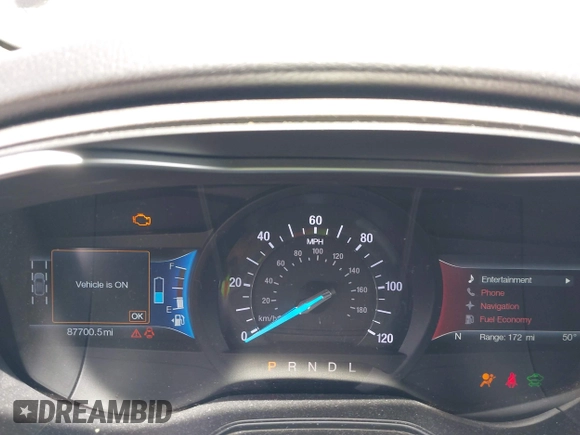 2019 Ford Fusion SE with VIN 3FA6P0LU3KR174108, listed as a IAAI auction lot 42094264 with 87,700 mi miles and . Bid and sale history available at carsss.com. Image 7.