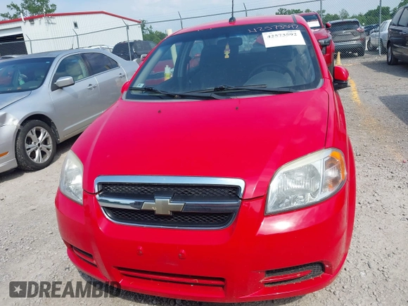 2011 Chevrolet Aveo 1LT with VIN KL1TD5DEXBB141242, listed as a IAAI auction lot 42573592 with 118,173 mi miles and . Bid and sale history available at DreamBid. Image 6.