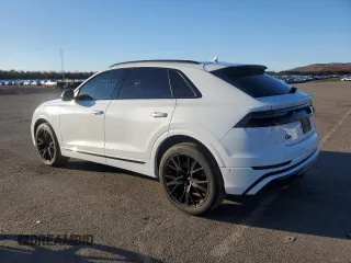 2021 Audi Q8 Premium Plus with VIN WA1EVAF17MD020011, listed as a Copart auction lot 45566815 with 42,724 mi miles and Salvage title. Bid and sale history available at DreamBid. Image 2.