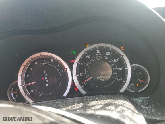 2009 Acura TSX with VIN JH4CU26639C019791, listed as a Copart auction lot 49354675 with 165,323 mi miles and Salvage Title. Bid and sale history available at carsss.com. Image 9.