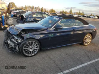 2019 Mercedes-Benz C 300 with VIN WDDWK8DB9KF916244, listed as a Copart auction lot 42836775 with 34,098 mi miles and Salvage Title. Bid and sale history available at carsss.com. Image 1.