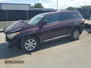 2012 Toyota Highlander with VIN 5TDBK3EH5CS131008, listed as a Copart auction lot 65563915 with 424,789 mi miles and Clean title. Bid and sale history available at DreamBid. Image 1.