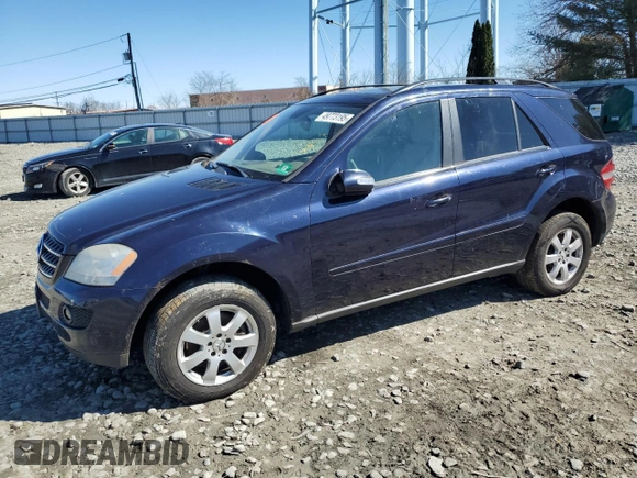2007 Mercedes-Benz M 350 with VIN 4JGBB86E37A246528, listed as a Copart auction lot 49773195 with 143,043 mi miles and Salvage Title. Bid and sale history available at DreamBid. Image 1.