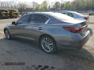 2018 Infiniti Q50 3.0t LUXE with VIN JN1EV7AR4JM430690, listed as a Copart auction lot 54324925 with 69,812 mi miles and Salvage Title. Bid and sale history available at carsss.com. Image 2.