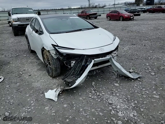 2024 Toyota Prius LE with VIN JTDACAAU6R3018808, listed as a Copart auction lot 43353775 with 23,287 mi miles and Salvage Title. Bid and sale history available at carsss.com. Image 10.