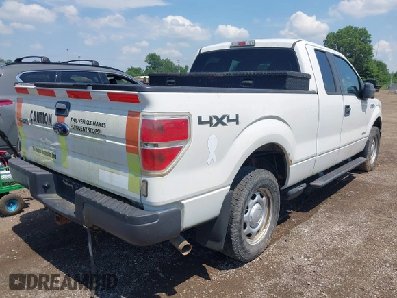 2013 Ford F-150 XL with VIN 1FTFX1ET2DKF11671, listed as a IAAI auction lot 42634877 with 132,000 mi miles and . Bid and sale history available at DreamBid. Image 4.