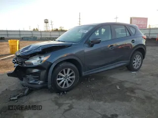 2016 Mazda CX-5 Sport with VIN JM3KE2BY9G0771969, listed as a Copart auction lot 80966064 with 99,348 mi miles and Salvage title. Bid and sale history available at DreamBid. Image 1.