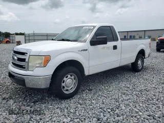 2014 Ford F-150 XL with VIN 1FTNF1CF8EKD63622, listed as a Copart auction lot 62470045 with 153,059 mi miles and Salvage title. Bid and sale history available at DreamBid. Image 1.