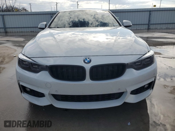 2020 BMW 4 Series 430i z VIN WBA4W3C01LAG91521, wystawiony jako Copart lot #43123475 z przebiegiem 66 320 mil mil oraz Szkoda całkowita • Salvage title. Historia ofert i sprzedaży dostępna na DreamBid. Obrazek 5.