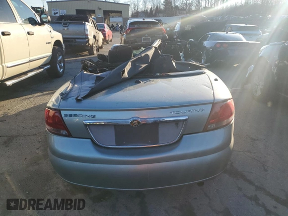 2006 Chrysler Sebring Touring with VIN 1C3EL55R86N225753, listed as a Copart auction lot 84256024 with Not provided miles and Salvage title. Bid and sale history available at DreamBid. Image 6.