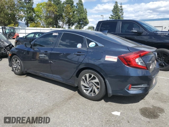 2018 Honda Civic EX с VIN 2HGFC2F72JH600406, выставлен на аукционе Copart как лот 52011455 с пробегом 155 666 миль миль и Списание • Salvage title. История ставок и продаж доступна на DreamBid. Изображение 2.
