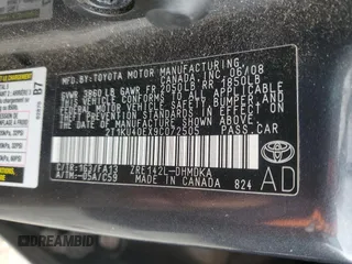 2009 Toyota Matrix with VIN 2T1KU40EX9C072505, listed as a Copart auction lot 51423495 with Not Provided miles and Clean Title. Bid and sale history available at carsss.com. Image 12.
