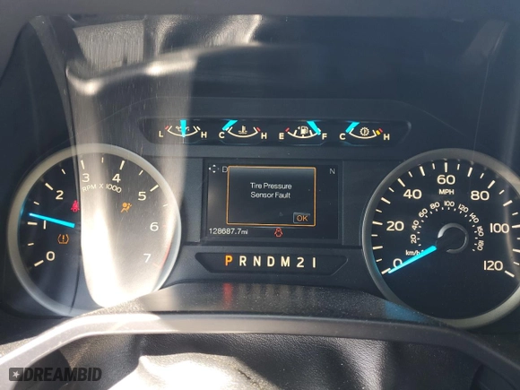 2016 Ford F-150 XLT with VIN 1FTEW1EP7GFB98034, listed as a Copart auction lot 49425125 with 128,687 mi miles and Salvage Title. Bid and sale history available at carsss.com. Image 9.
