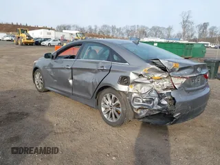 2014 Hyundai Sonata SE with VIN 5NPEC4AC6EH823796, listed as a IAAI auction lot 41783754 with 165,841 mi miles and . Bid and sale history available at DreamBid. Image 3.