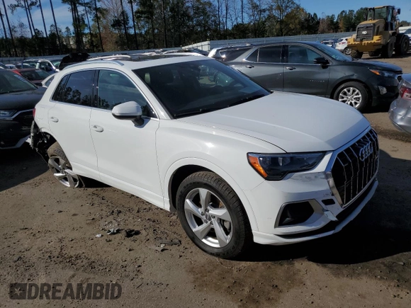 2019 Audi Q3 Premium with VIN WA1AECF32K1078862, listed as a Copart auction lot 69554892 with 38,022 mi miles. Bid and sale history available at carsss.com. Image 4.