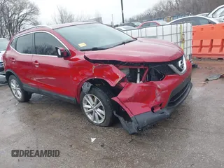 2017 Nissan Rogue Sport SL with VIN JN1BJ1CR7HW117561, listed as a IAAI auction lot 41458970 with 126,078 mi miles. Bid and sale history available at carsss.com. Image 1.
