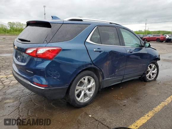 2021 Chevrolet Equinox Premier с VIN 2GNAXNEV1M6139320, выставлен на аукционе Copart как лот 55736585 с пробегом 57 343 миль миль и Списание • Salvage title. История ставок и продаж доступна на DreamBid. Изображение 3.