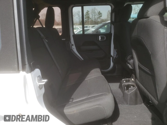 2018 Jeep Wrangler Unlimited Sahara with VIN 1C4HJXEN4JW200830, listed as a Copart auction lot 46298625 with 46,783 mi miles and Salvage title. Bid and sale history available at DreamBid. Image 11.