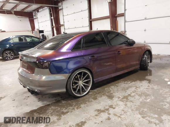 2016 Audi S3 Premium Plus with VIN WAUB1GFF8G1085388, listed as a IAAI auction lot 41295697 with 59,021 mi miles. Bid and sale history available at carsss.com. Image 4.