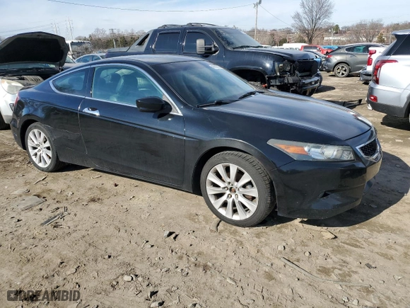 2009 Honda Accord Cpe EX-L with VIN 1HGCS228X9A004569, listed as a Copart auction lot 46756015 with NaN miles and Clean Title. Bid and sale history available at carsss.com. Image 4.