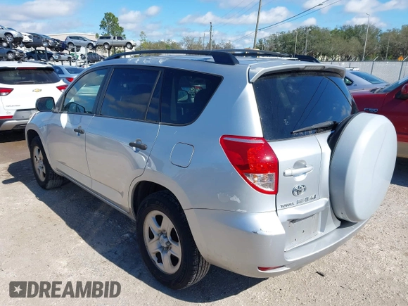2007 Toyota RAV4 with VIN JTMZD33V775051349, listed as a IAAI auction lot 41647190 with 148,906 mi miles. Bid and sale history available at carsss.com. Image 3.