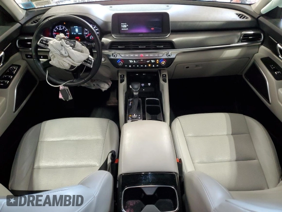 2022 Kia Telluride S with VIN 5XYP6DHC2NG285465, listed as a Copart auction lot 55396215 with 36,548 mi miles and Salvage title. Bid and sale history available at DreamBid. Image 8.
