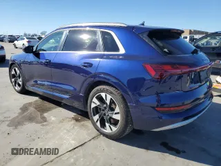 2021 Audi e-tron Premium Plus with VIN WA1LAAGE1MB024443, listed as a Copart auction lot 42333015 with 43,977 mi miles and Salvage title. Bid and sale history available at DreamBid. Image 2.