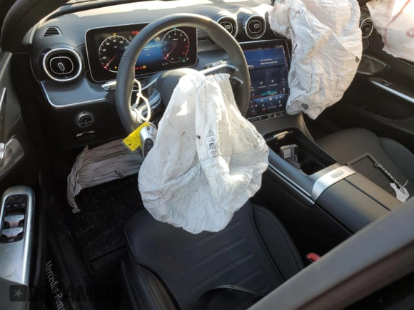 2024 Mercedes-Benz C 300 with VIN W1KAF4HB1RR183620, listed as a Copart auction lot 45744475 with 12,237 mi miles and Salvage Title. Bid and sale history available at DreamBid. Image 8.