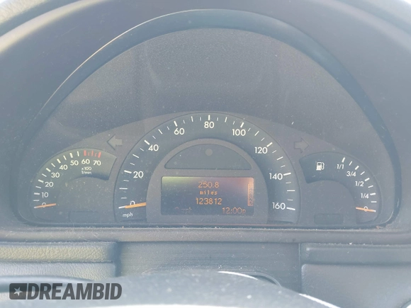 2001 Mercedes-Benz C 230/260/280/320 with VIN WDBRF61J21F090703, listed as a IAAI auction lot 39143746 with 123,812 mi miles and . Bid and sale history available at DreamBid. Image 7.