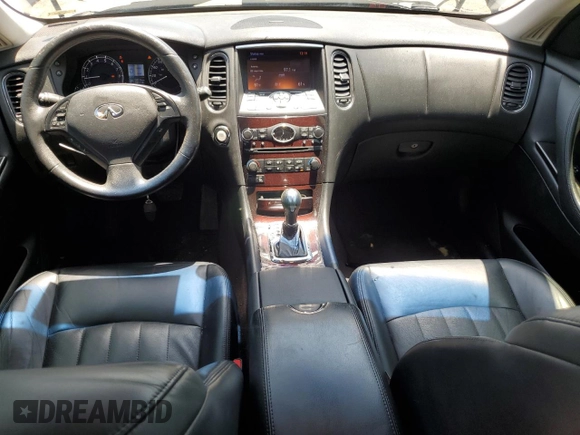 2017 Infiniti QX50 with VIN JN1BJ0RP6HM385657, listed as a Copart auction lot 54581695 with 150,526 mi miles and Salvage title. Bid and sale history available at DreamBid. Image 8.