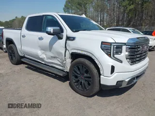 2023 GMC Sierra 1500 Denali with VIN 3GTUUGE86PG126530, listed as a IAAI auction lot 41860813 with 78,975 mi miles and . Bid and sale history available at DreamBid. Image 1.