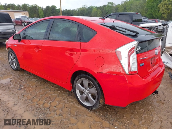 2015 Toyota Prius Four with VIN JTDKN3DU2F0400742, listed as a IAAI auction lot 42013489 with 208,579 mi miles. Bid and sale history available at carsss.com. Image 3.