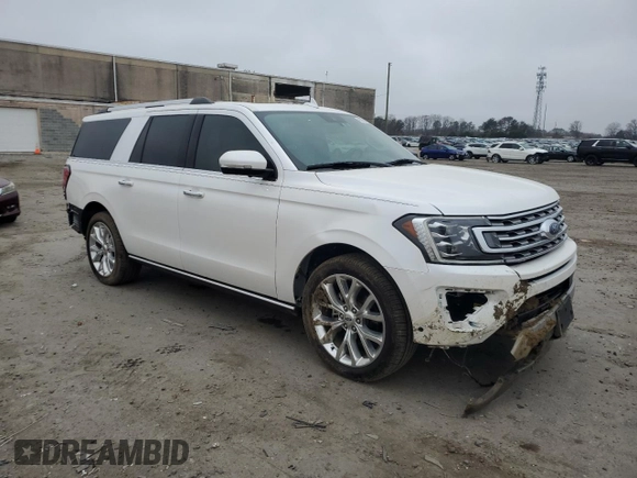 2019 Ford Expedition Max Limited with VIN 1FMJK2AT3KEA87798, listed as a Copart auction lot 48912495 with 84,688 mi miles and Salvage title. Bid and sale history available at DreamBid. Image 4.