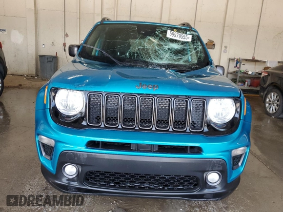 2021 Jeep Renegade Latitude z VIN ZACNJCBB7MPM57579, wystawiony jako Copart lot #59979555 z przebiegiem 49 272 mil mil oraz Szkoda całkowita • Salvage title. Historia ofert i sprzedaży dostępna na DreamBid. Obrazek 5.
