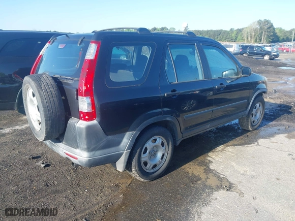 2005 Honda CR-V LX with VIN JHLRD68555C014550, listed as a IAAI auction lot 41986080 with 263,617 mi miles. Bid and sale history available at carsss.com. Image 4.