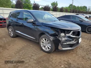 2021 Acura RDX with VIN 5J8TC2H32ML028225, listed as a Copart auction lot 61463255 with 52,880 mi miles and Salvage title. Bid and sale history available at DreamBid. Image 4.