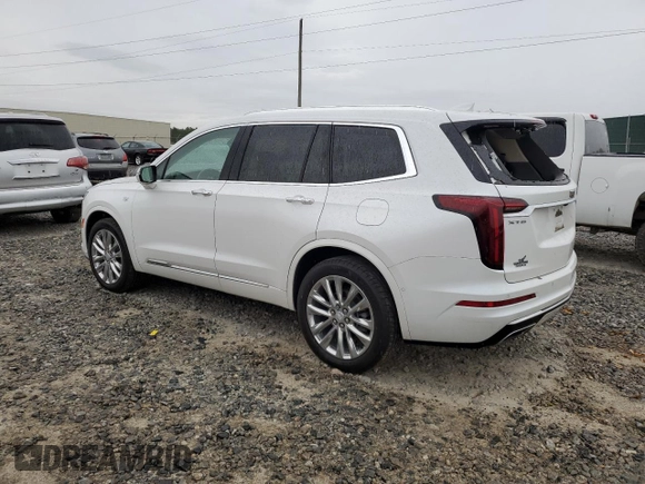 2022 Cadillac XT6 Premium Luxury with VIN 1GYKPCRS8NZ119020, listed as a Copart auction lot 80645524 with 29,173 mi miles and Salvage Title. Bid and sale history available at carsss.com. Image 2.
