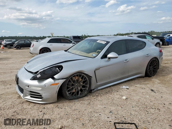 2014 Porsche Panamera с VIN WP0AA2A79EL009620, выставлен на аукционе Copart как лот 58654975 с пробегом 169 322 миль миль и Списание • Salvage title. История ставок и продаж доступна на DreamBid. Изображение 1.
