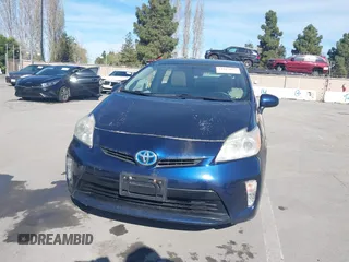 2013 Toyota Prius One with VIN JTDKN3DU0D1623630, listed as a IAAI auction lot 42015052 with 213,796 mi miles. Bid and sale history available at carsss.com. Image 12.