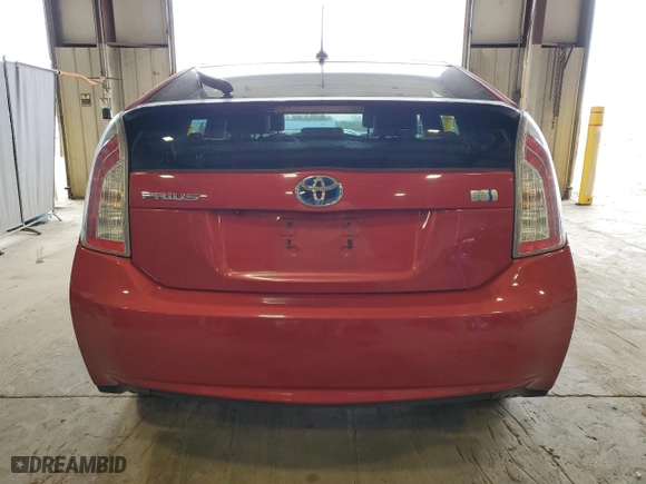2012 Toyota Prius One with VIN JTDKN3DU4C1593871, listed as a Copart auction lot 50880245 with 177,129 mi miles and Salvage Title. Bid and sale history available at carsss.com. Image 6.