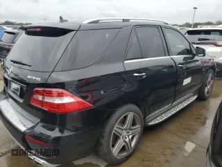 2015 Mercedes-Benz M 63 AMG with VIN 4JGDA7EB8FA468736, listed as a Copart auction lot 74569134 with Not Provided miles and Salvage Title. Bid and sale history available at carsss.com. Image 3.