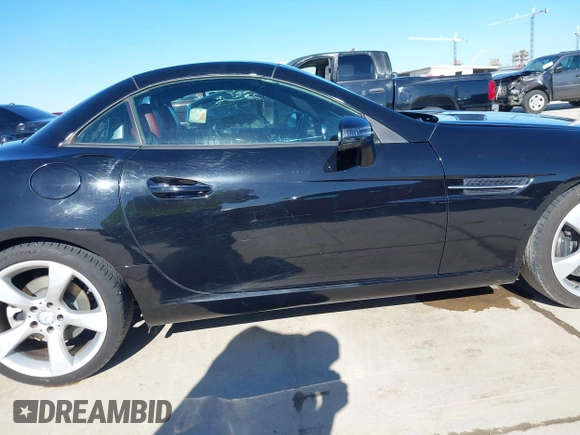 2012 Mercedes-Benz SLK-Class SLK 350 with VIN WDDPK5HA9CF036523, listed as a IAAI auction lot 41663366 with 65,722 mi miles. Bid and sale history available at carsss.com. Image 13.