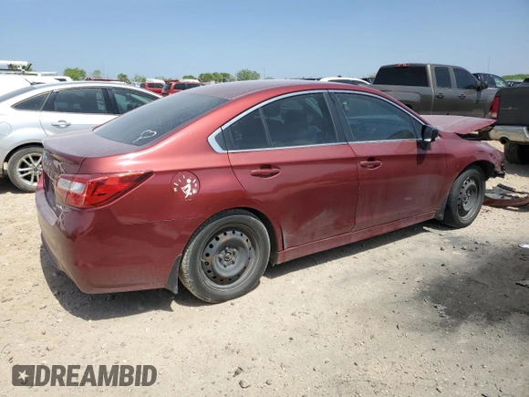 2015 Subaru Legacy 2.5i with VIN 4S3BNAA65F3009397, listed as a Copart auction lot 50464815 with 170,100 mi miles and Salvage Title. Bid and sale history available at DreamBid. Image 3.