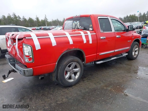 2008 Dodge Ram 1500 SLT with VIN 1D7HU18248J233216, listed as a IAAI auction lot 41913692 with 196,953 mi miles. Bid and sale history available at carsss.com. Image 4.