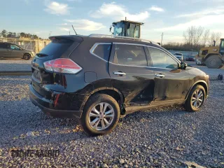 2015 Nissan Rogue S with VIN KNMAT2MV7FP585575, listed as a Copart auction lot 47958775 with 109,336 mi miles and Salvage Title. Bid and sale history available at DreamBid. Image 3.