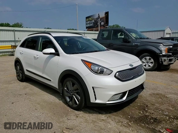 2017 Kia Niro Touring Launch Edition with VIN KNDCC3LC3H5083885, listed as a Copart auction lot 55687614 with 124,843 mi miles and Salvage Title. Bid and sale history available at carsss.com. Image 11.