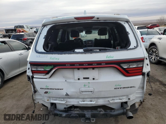 2018 Dodge Durango Citadel with VIN 1C4RDJEG6JC176929, listed as a Copart auction lot 85669654 with 78,373 mi miles and Salvage title. Bid and sale history available at DreamBid. Image 6.