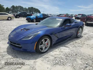 2017 Chevrolet Corvette 1LT with VIN 1G1YB2D71H5121353, listed as a Copart auction lot 57288904 with 56,200 mi miles. Bid and sale history available at carsss.com. Image 1.