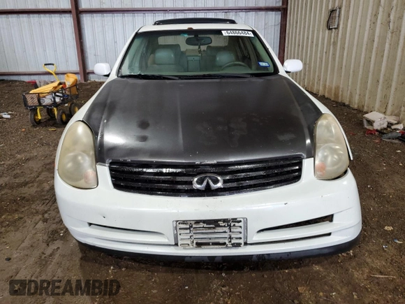 2004 Infiniti G35 w/Leather with VIN JNKCV51E04M607356, listed as a Copart auction lot 64866484 with 218,959 mi miles and Salvage Title. Bid and sale history available at DreamBid. Image 5.